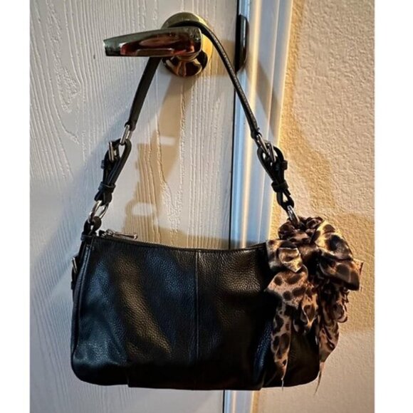 🆕Womens Black Genuine Leather Shoulder Bag Top Handle Handbag Ladies Purses - Picture 1 of 9